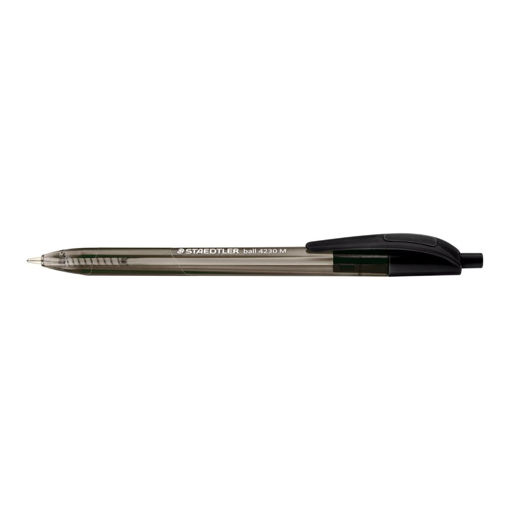 Picture of STAEDTLER RETRACTABLE BALLPOINT TRIANGULAR PEN M BLACK 1.0MM